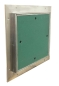 Preview: Revisionsklappe AluStar 300 x 300 mm mit 12,5mm GKBI Einlage geschraubt